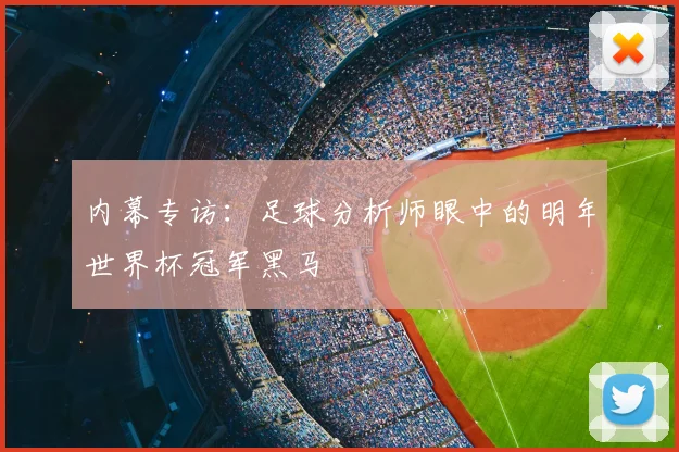 内幕专访：足球分析师眼中的明年世界杯冠军黑马