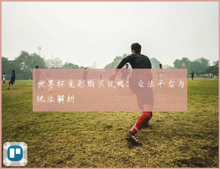 世界杯竞彩购买攻略：合法平台与玩法解析